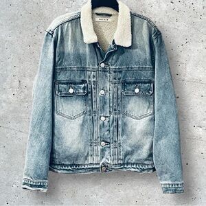 PacSun Men's Trucker Sherpa Lined Jean Jacket